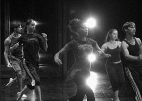 Staging rehearsal for the Ballet