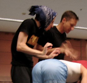 Joey McKneely teaching Officer Krupke