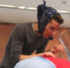 Sean Patrick Doyle as the Social Worker in Officer Krupke