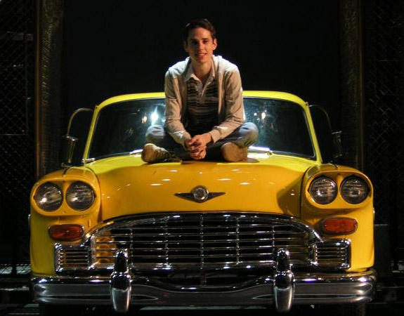 on top of the Fame taxi during tech week in Seoul
